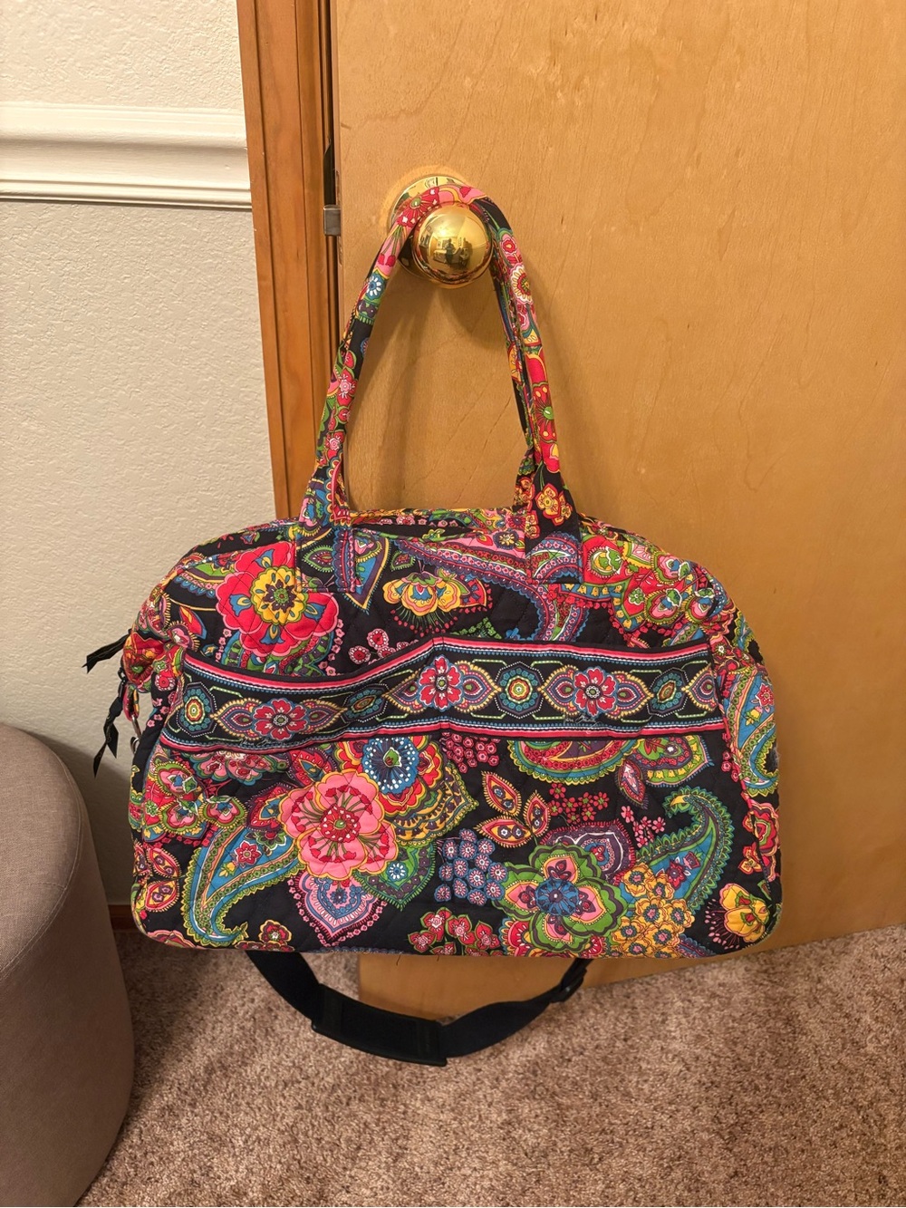 Vera Bradley Symphony in Hue Travel Tote